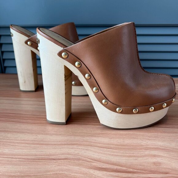 Michael Kors Perri Runway Platform Clogs - Picture 1 of 16